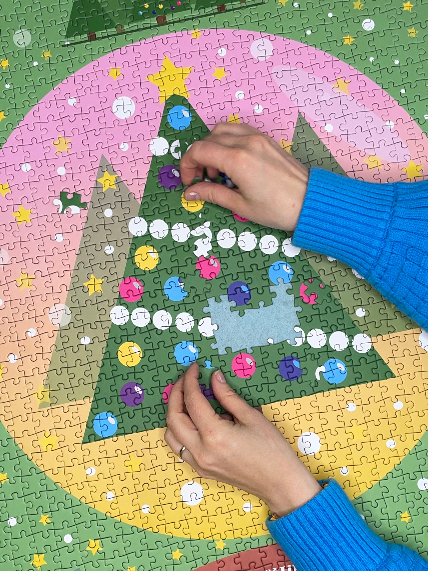JOYEUX NOËL, puzzle de Noël 1000 pièces