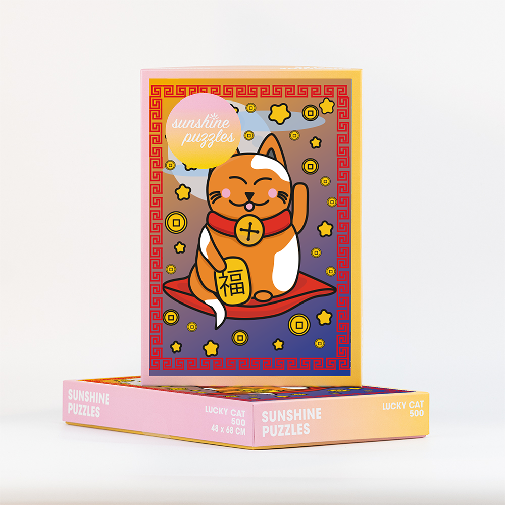 LUCKY CAT- 500 Teile Puzzle