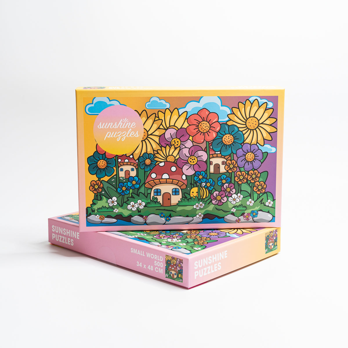 Sunshine puzzles_small world 500 Teile puzzle
