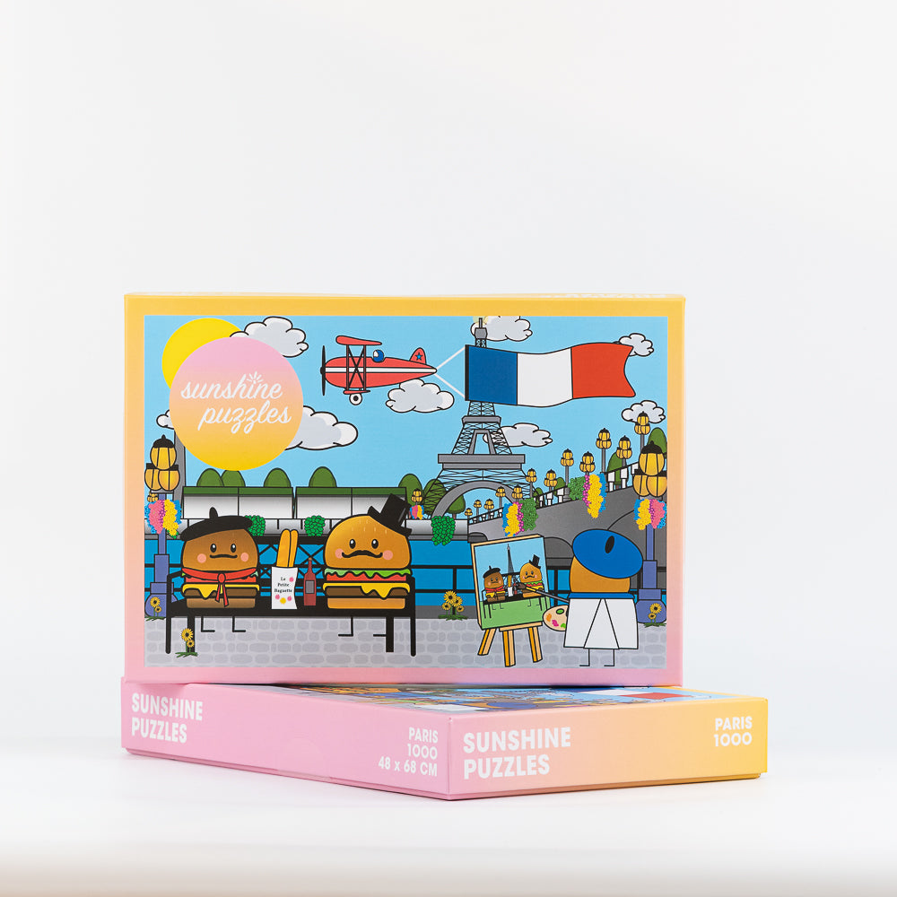 1000 Teile Puzzle, Motiv Paris, Puzzlespaß für Erwachsene