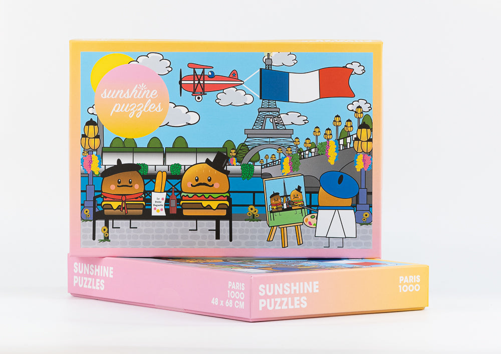 1000 Teile Puzzle, Motiv Paris, Puzzlespaß für Erwachsene