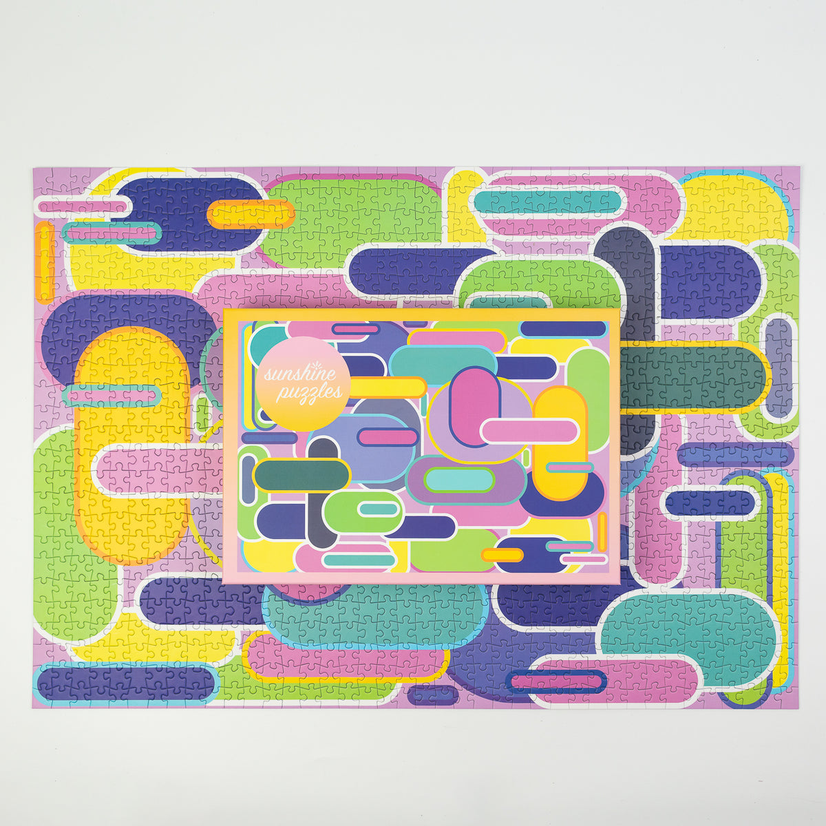 Sunshine Puzzles Bubble Pop 1000 teile gelegt mit Box
