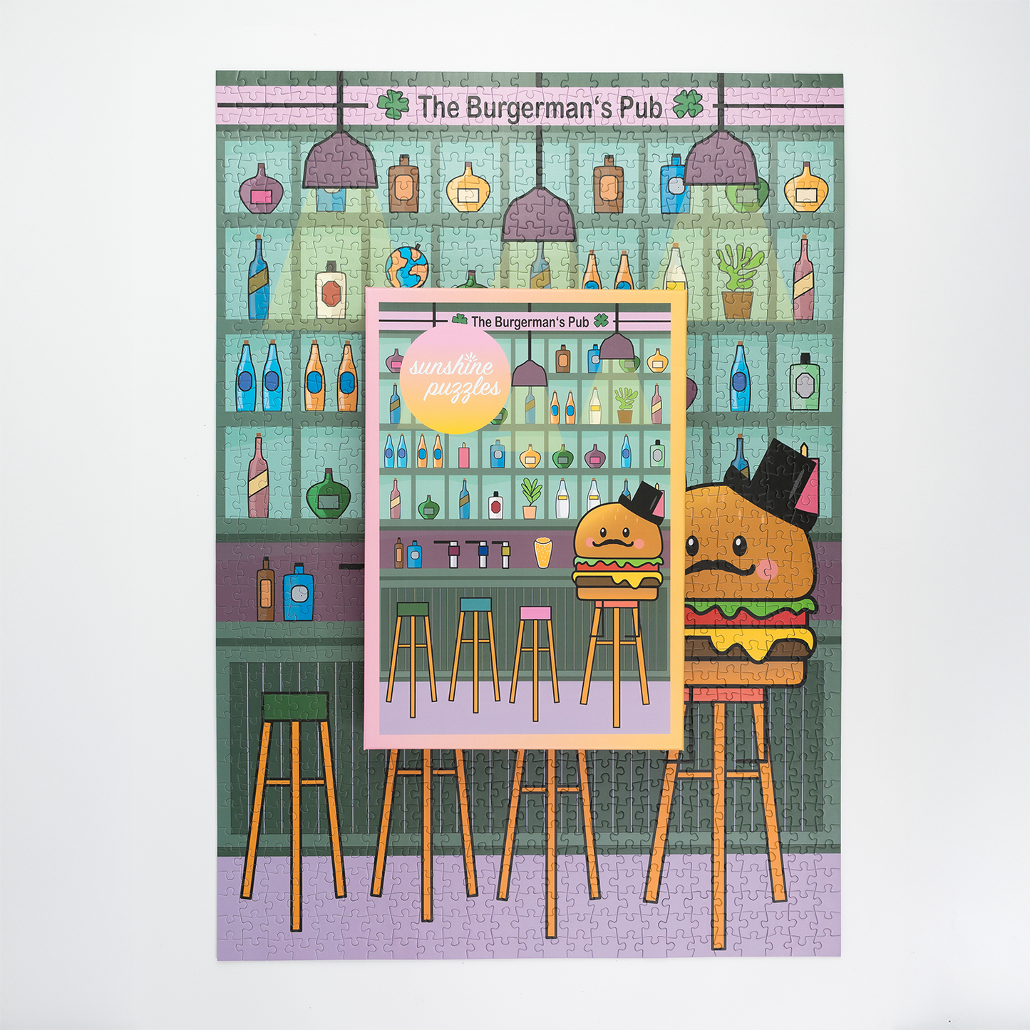 BURGERMAN'S PUB, 1000 piece puzzle