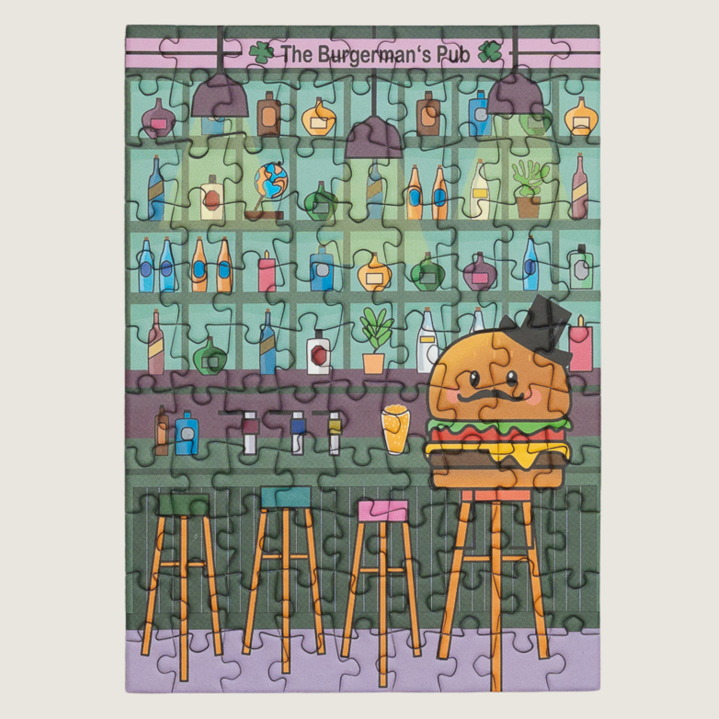 BURGERMAN'S PUB, 99 Teile Mini Puzzle