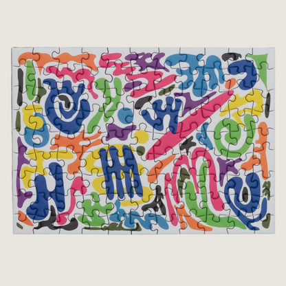 COLORFUL SPLASH, 99 Teile Mini Puzzle