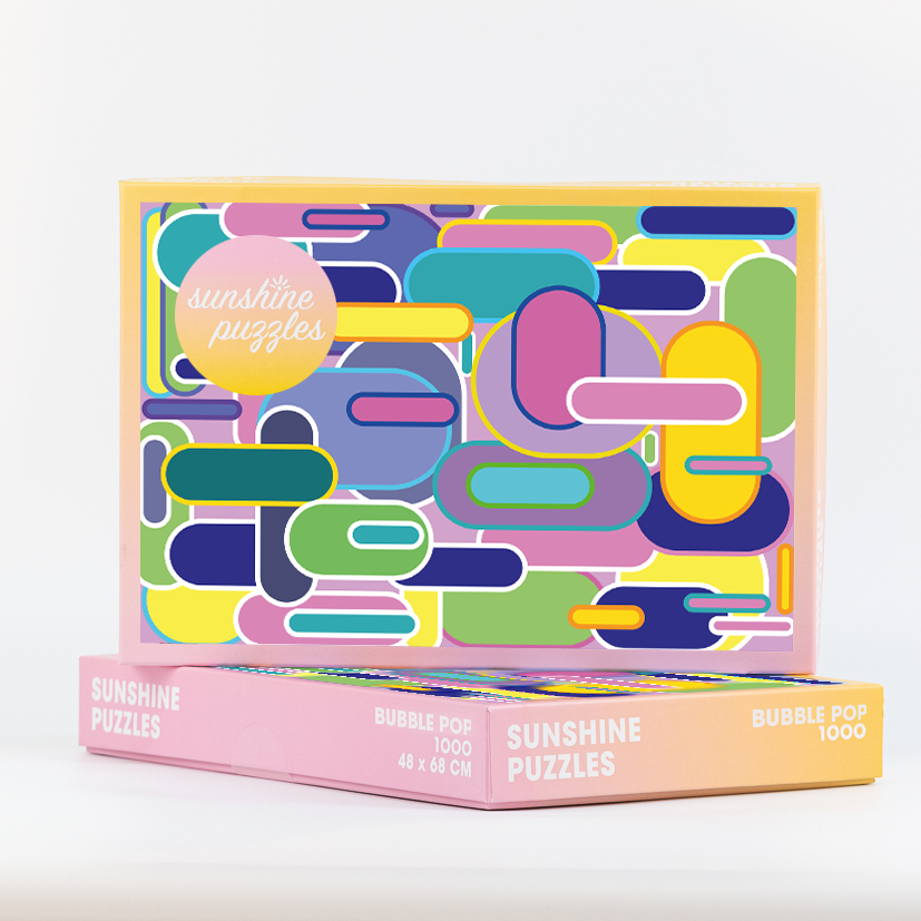 Sunshine Puzzles 1000 Piece Puzzle Motive Bubble Pop