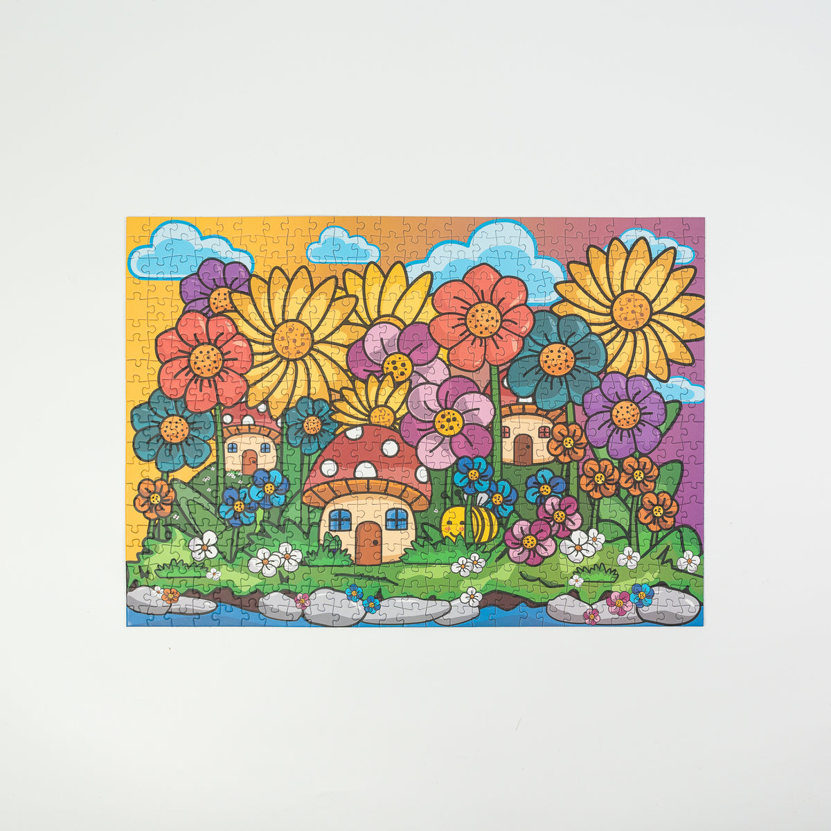 SP_0926_small world 500 Teile puzzle gelegt