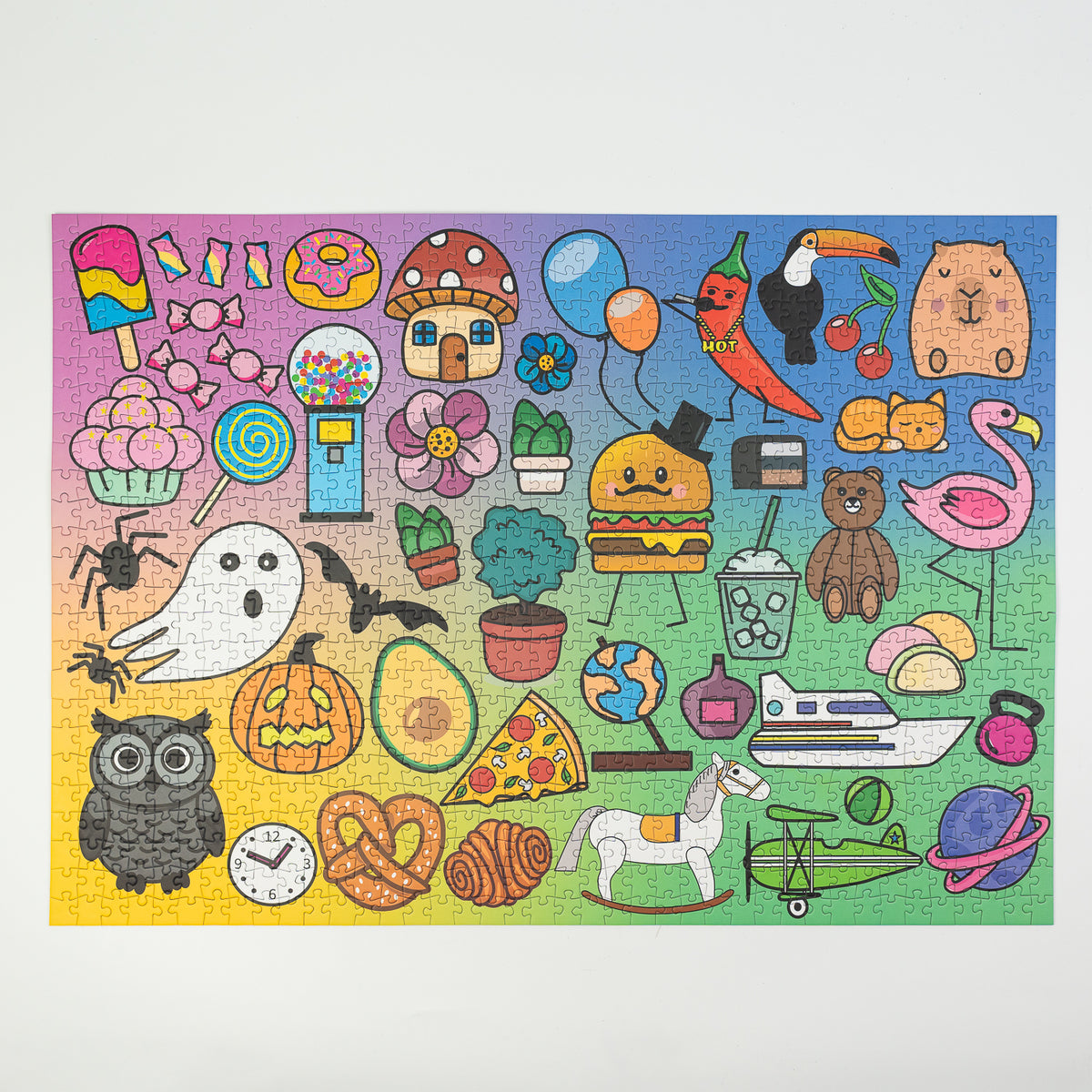 Sunshine Puzzles Little Things 1000 Teile Puzzle gelegt