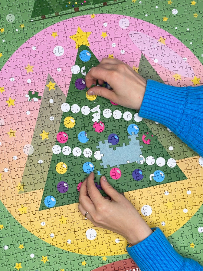 JOYEUX NOËL, puzzle de Noël 1000 pièces