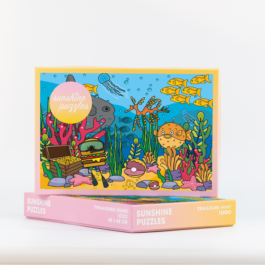 Sunshine Puzzles 1000 Teile Puzzle Motiv Treasure Hunt