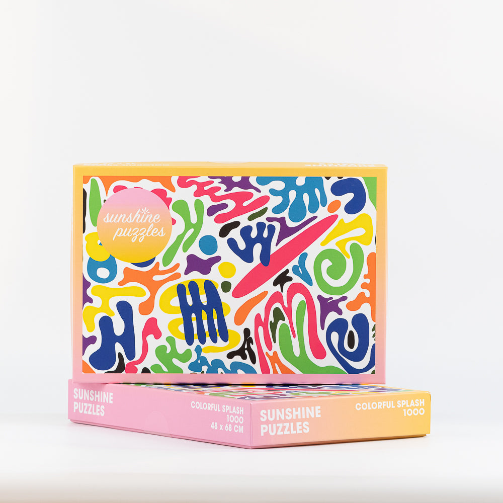 COLORFUL SPLASH, 1000 piece jigsaw puzzle – Sunshine Puzzles